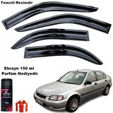 Honda Euro Civic Mügen Cam Rüzgarlığı Sedan 1996-2001 Arası 4 Lü Takım Koku Hediyeli