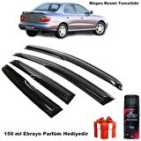 Hyundai Elantra Mügen Cam Rüzgarlığı 1996 - 2001 Arası 4 Lü Takım Koku Hediyeli