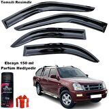 Isuzu D-max Mügen Cam Rüzgarlığı 2004-2012 Arası 4 Lü Takım Koku Hediyeli