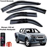 Isuzu D-max Mügen Cam Rüzgarlığı 2013-2020 Arası 4 Lü Takım Koku Hediyeli