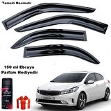 Kia Cerato Mügen Cam Rüzgarlığı 2016 - 2020 Arası 4 Lü Takım Koku Hediyeli