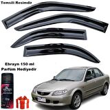 Mazda 323 Bj Kasa Mügen Cam Rüzgarlığı Sedan 1999-2003 Arası 4 Lü Takım Koku Hediyeli