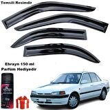 Mazda 323 Mügen Cam Rüzgarlığı Sedan 1990-1997 Arası 4 Lü Takım Koku Hediyeli