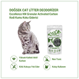 DOĞSEK Kedi Kumu Koku Giderici Excellence KM Granular Activated Carbon 230 gr Kömür Bazlı Granül Aktif Karbon