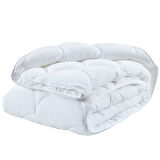 Ranforce 100% Pamuk Tek Kişilik Welsoft Yorgan Fluffy V1 Beyaz