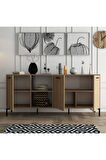 Mezza 1636 Aurora 180 Cm (METAL AYAKLİ) Modern Konsol Sepet
