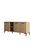 Mezza 1636 Aurora 180 Cm (METAL AYAKLİ) Modern Konsol Sepet