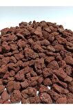 Pomza Taşı Orta Pomza 100 Kg 15-25 Mm Kırmızı Pomza Lav Taşı