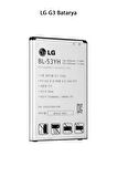 LG G3 Telefonlarla Uyumlu Batarya Pi 3000 mAh