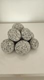 Benekli Dolomit Taş 4 Kg 6-10 Cm Bahçe Dere Taşı Çakıl Taşı