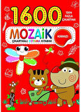 3-6 yaş Mozaik Çıkartmalı Boyama Kitabım Seti (4 Kitap)- 1600'den Fazla Çıkartma