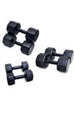 PS SPOR 3 ÇİFT DAMBIL SET 5KG + 7KG + 9KG + STAND
