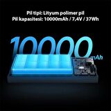 Baseus Premium 10000 mAh Hızlı Şarj Powerbank Beyaz 