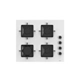 Ferre Beyaz Cam Ankastre Set D064 - SS206 Kare - XE61CB