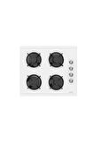 Silverline Luno Trio Beyaz  Cam Ankastre Set 3420 - CS5335W01 - BO6502W01
