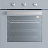 Silverline Gri Cam Ankastre Set 4'lü Paket 3457 - CS5365S01 Woklu - BO6503S01 - MW9018S02 Mikrodalga