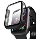 Apple Watch 44 Mm 360 Derece Koruyucu Kılıf Siyah
