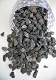 Siyah Dolomit Taşı 100 KG 1-2 CM Bahçe Taşı Siyah Bazalt Taşı