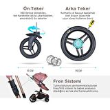 Huggy Egg 6 in 1 Çift Yönlü Travel Sistem Bebek Arabası