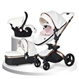 Huggy Egg 6 in 1 Çift Yönlü Travel Sistem Bebek Arabası