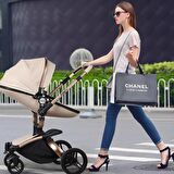 Huggy Egg 6 in 1 Çift Yönlü Travel Sistem Bebek Arabası