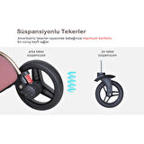 Huggy Egg 6 İn 1 Travel Sistem Bebek Arabası Beyaz Siyah