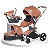 Huggy Egg 6 in 1 Çift Yönlü Travel Sistem Bebek Arabası