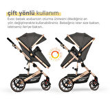 Huggy Evoc 5 İn 1 Travel Bebek Arabası Siyah