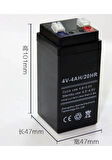 4Volt 4Amper Akü Terazi ve Işıldak Aküsü 47X101X47 MM