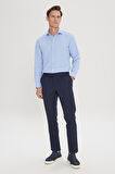 Slim Fit Dar Kesim Klasik Yan Cep Pantolon