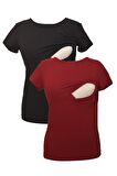 LuvmaBelly MYRA2501_2502 Emzirme tshirt seti