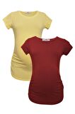 LuvmaBelly MYRA2016_2015 Hamile tshirt seti