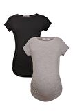 LuvmaBelly MYRA2017_2009 Hamile tshirt seti