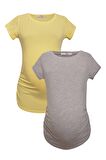 LuvmaBelly MYRA2017_2015 Hamile tshirt seti