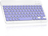 Technopc Ultrapad Quantum Gaming TB19F10M8A4 10.95" Uyumlu Bluetooth Şarj Edilebilir Klavye - Mor