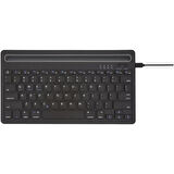 Technopc Ultrapad Ruby W10 10.1" Uyumlu Kablosuz Bluetooth Şarjlı Standlı Klavye - Gri