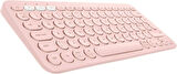Apple iPad Mini 7 2024 8.3" Uyumlu Kablosuz Bluetooth Pilli Türkçe Q Klavye - Pembe