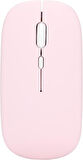 Lenovo Legion Tablet 8.8" Uyumlu Kablosuz Bluetooth Pilli Optik Mouse - Pembe