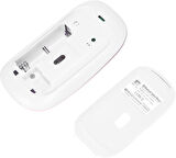 Lenovo Legion Tablet 8.8" Uyumlu Kablosuz Bluetooth Pilli Optik Mouse - Pembe
