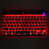 Technopc TM-T08U 8" Uyumlu Bluetooth Şarjlı Rgp 7 Renk Işıklı Klavye - Pembe