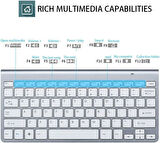 Technopc TM-T08U 8" Uyumlu Kablosuz Wireless Pilli Türkçe Q Klavye - Gri