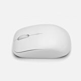 Microsoft Surface Pro Copilot 13" Uyumlu Kablosuz Wireless Pilli Klavye Mouse Seti - Beyaz