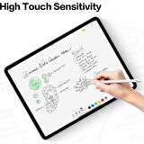 Apple iPad Mini 6 2021 (6. Nesil) 8.3" Dönerli Standlı Deri Tablet Kılıfı - Ekran Koruyucu - Turkuaz