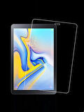 Samsung Galaxy Tab A T590 Wifi 10.5" Dönerli Standlı Deri Tablet Kılıfı - Ekran Koruyucu - Turkuaz