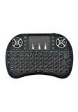 Welio M108 10.1" Uyumlu Wireless Touchpadli Işıklı Şarj Edilebilir Dokunmatik Mini Klavye