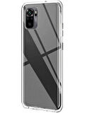 Xiaomi Redmi Note 10 Uyumlu 360° Ön Arka Tam Koruyucu Şeffaf Silikon Full Body Kılıf