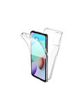 Xiaomi Redmi Note 13 Pro 4g Uyumlu 360° Ön Arka Tam Koruyucu Şeffaf Silikon Full Body Kılıf