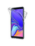 Xiaomi Mi 6X Uyumlu 360° Ön Arka Tam Koruyucu Şeffaf Silikon Full Body Kılıf