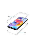 Xiaomi Mi 12 Uyumlu 360° Ön Arka Tam Koruyucu Şeffaf Silikon Full Body Kılıf