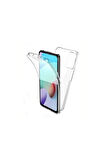 Samsung Galaxy A56 5G Uyumlu 360° Ön Arka Tam Koruyucu Şeffaf Silikon Full Body Kılıf